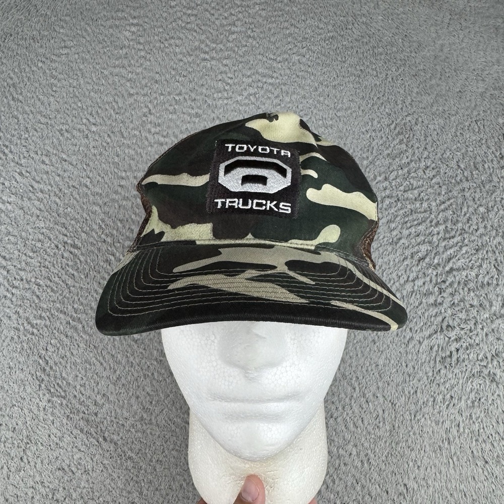 Toyota Trucks Tundra Camo Snapback Trucker Hat Mesh Back Cap